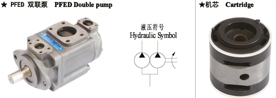 油研PFED系列柱銷式雙聯葉片泵